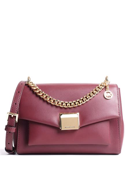 michael kors lita medium merlot